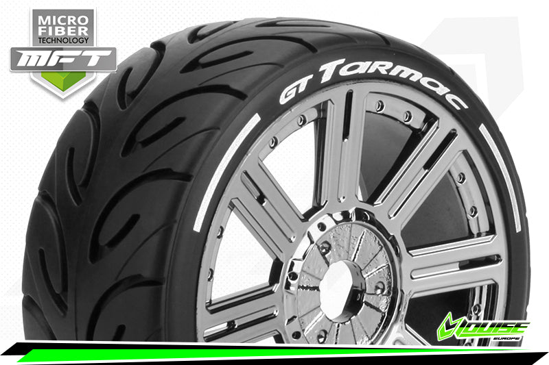 LT3285VBC GT-Tarmac 1/8 Wheel & Tyre Super Soft Louise