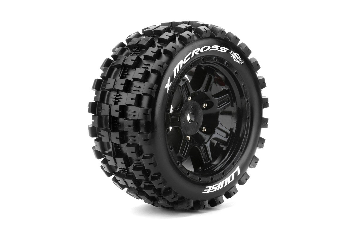 LT3352B X-MCROSS Rim & Tyre X-MAXX 24mm hex Louise