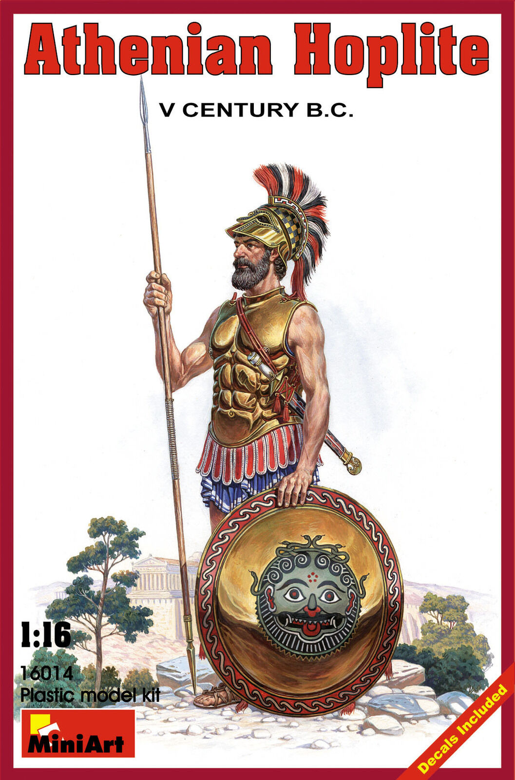 MiniArt 1/16 Athenian Hoplite. V c. B.C. Plastic Model Kit