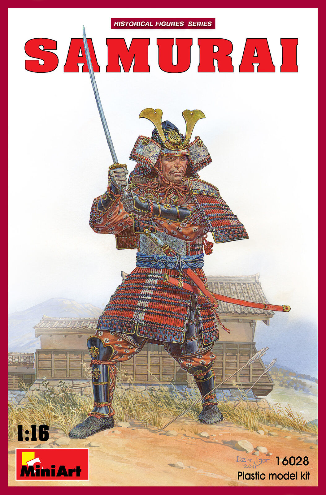 MiniArt 1/16 Samurai Plastic Model Kit