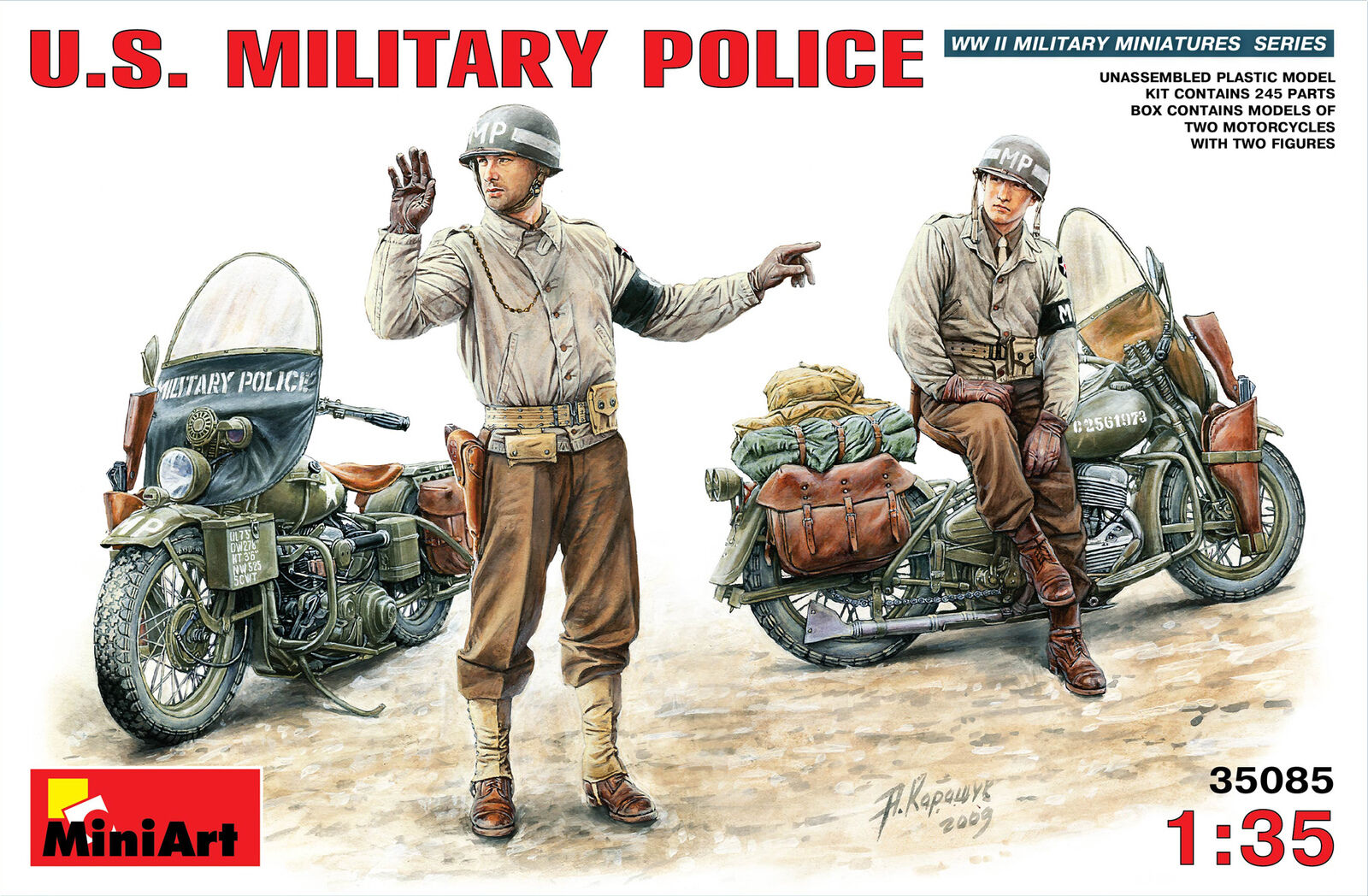 MiniArt 1/35  U.S. Millitary Police Plastic Model Kit