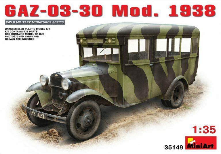 MiniArt 1/35 GAZ-03-30 Mod. 1938 Plastic Model Kit