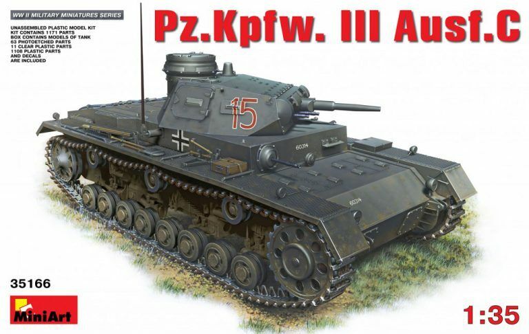 MiniArt 1/35 Pz. Kpfw. III Ausf ? Plastic Model Kit