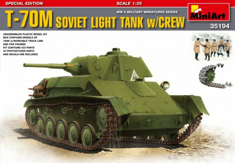 MiniArt 1/35 T-70M Special Edition Plastic Model Kit
