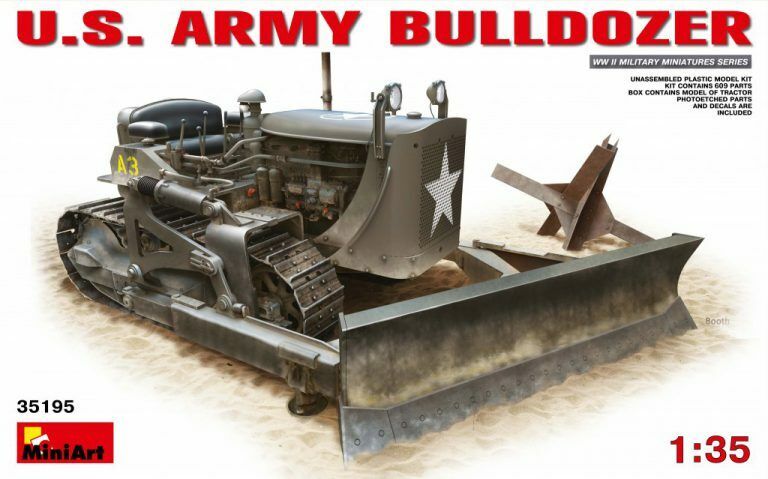 MiniArt 1/35 U.S. Army Bulldezer Plastic Model Kit