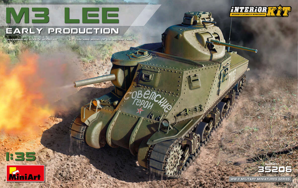 MiniArt 1/35 M3 Lee Early Prod. Interior Kit Plastic Model Kit