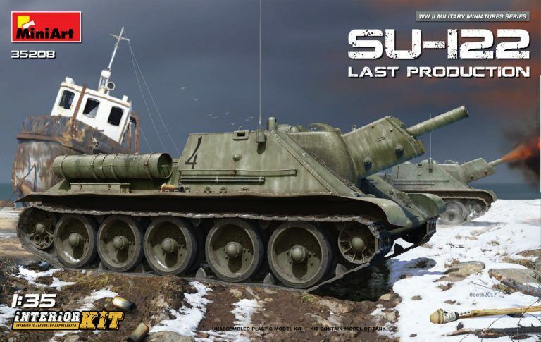 MiniArt 1/35 SU-122 (Last Production) Interior Kit Plastic Model Kit