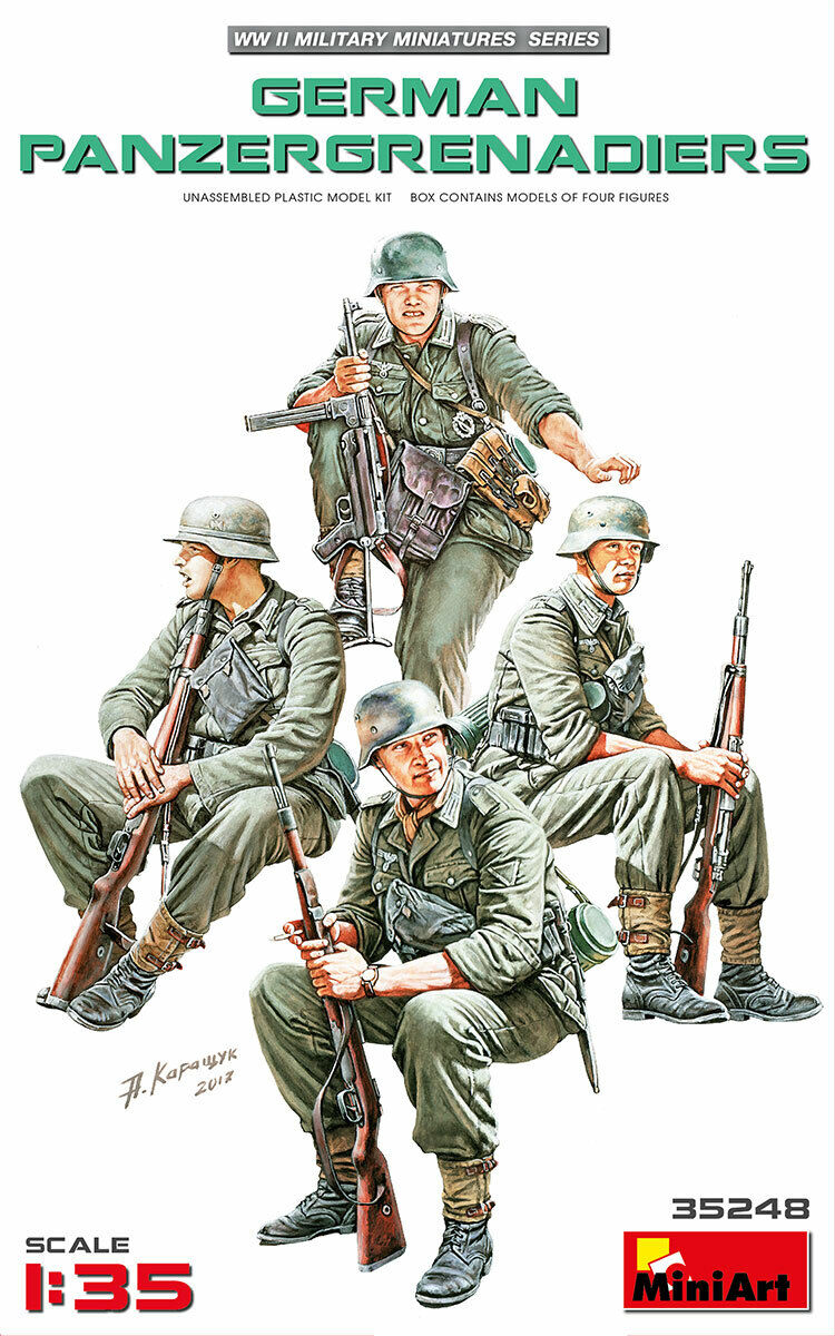 MiniArt 1/35 German Panzergrenadiers Plastic Model Kit