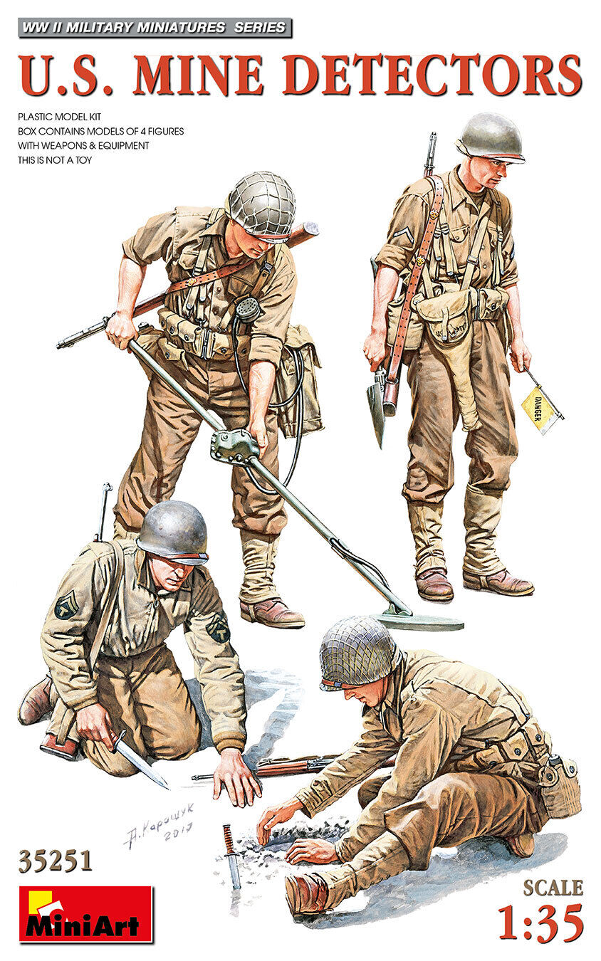 MiniArt 1/35 U.S. Mine Detectors Plastic Model Kit