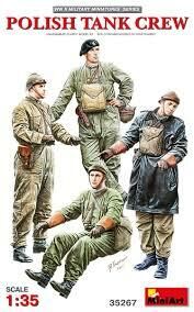 MiniArt 1/35 Polish Tank Crew Plastic Model Kit