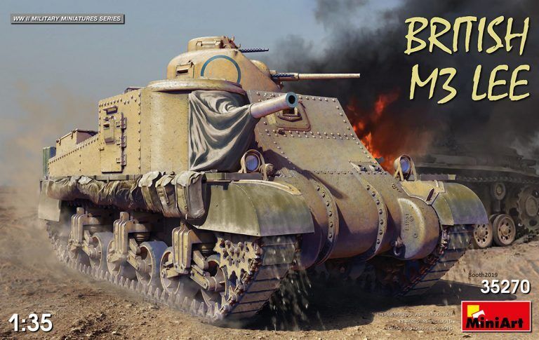 MiniArt 1/35 British M3 Lee. Plastic Model Kit