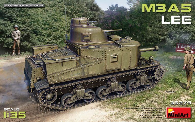 MiniArt 1/35 M3A5 Lee Plastic Model Kit
