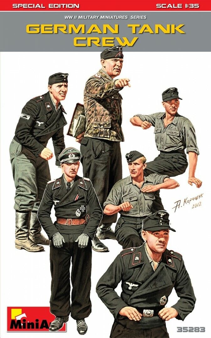 MiniArt 1/35 German Tank Crew. Special Edition Plastic Model Kit
