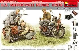 MiniArt 1/35 U.S. Motorcycle Repair Crew. Special Edition Plastic Model Kit