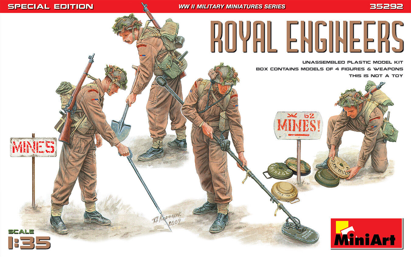 MiniArt 1/35 Royal Engineers. Special Edition Plastic Model Kit