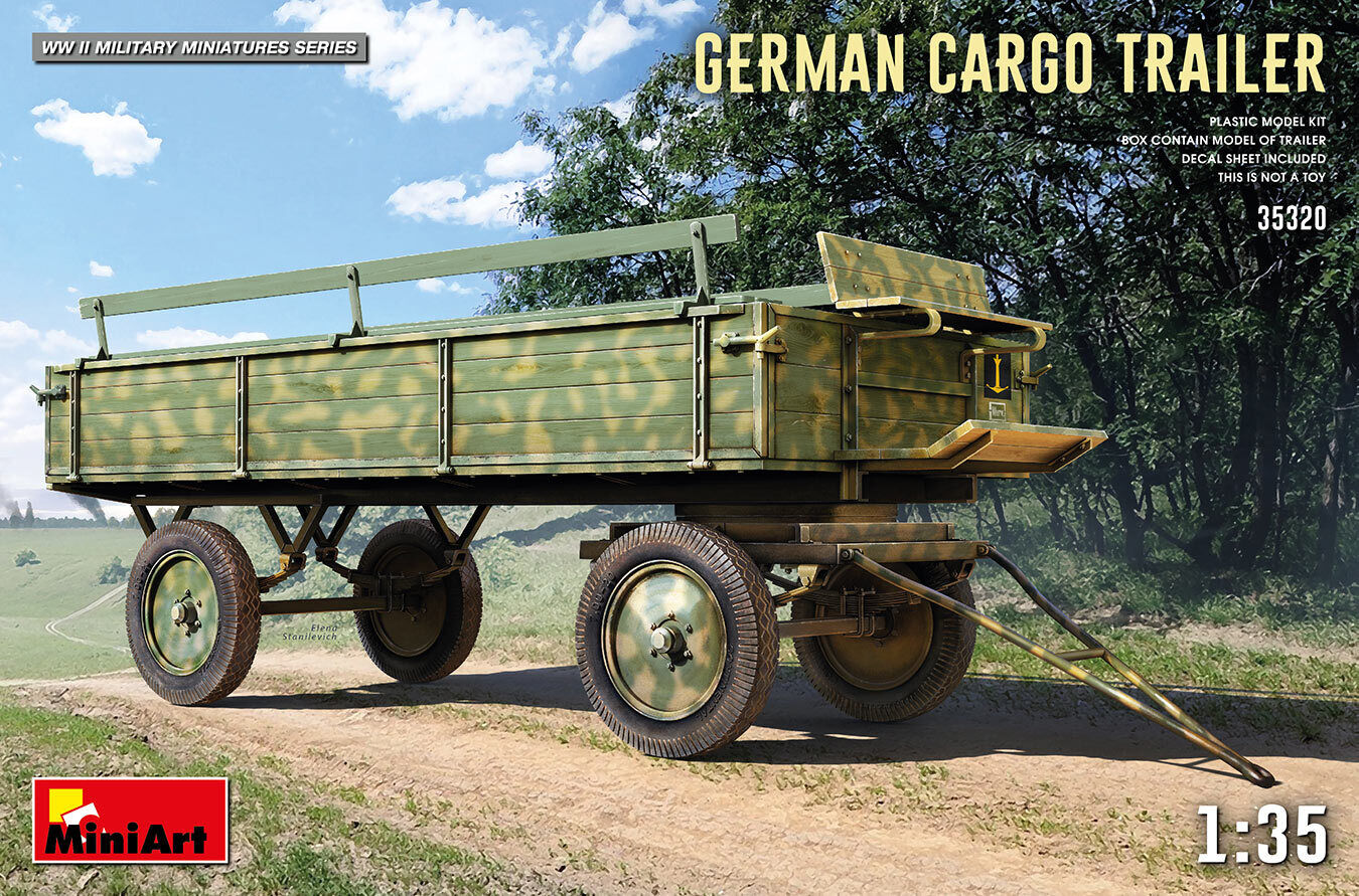 MiniArt 1/35 German Cargo Trailer Plastic Model Kit