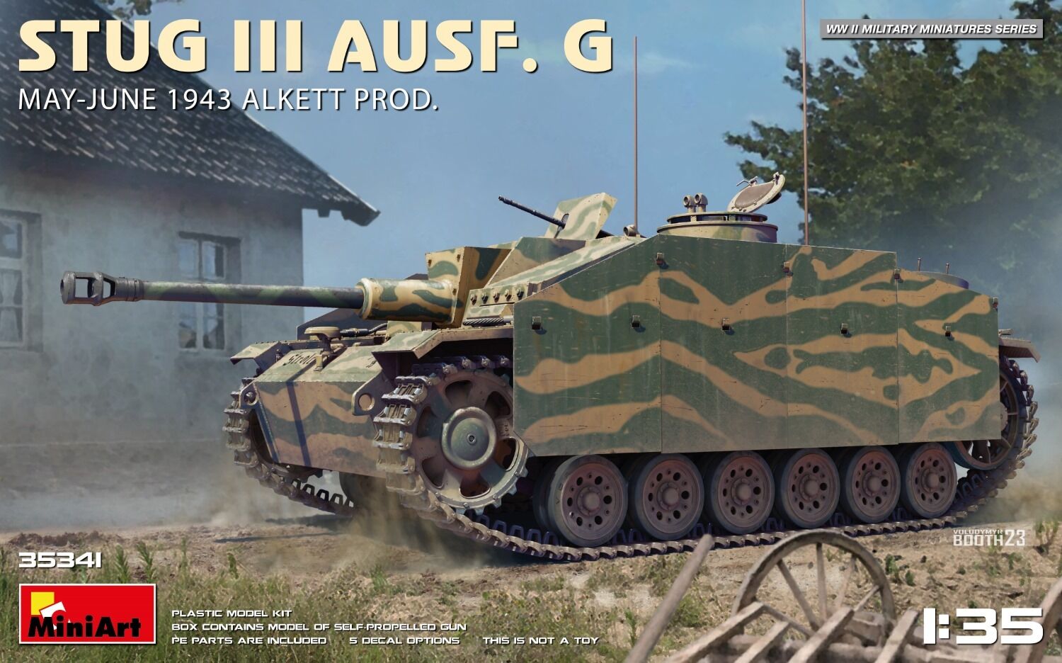 MiniArt 1/35 StuG III Ausf. G May-June 1943 Alkett Prod. Plastic Model Kit