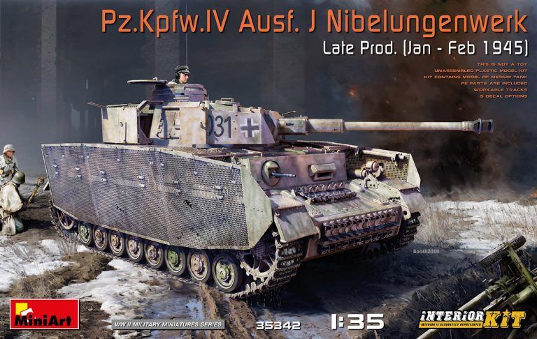 MiniArt 1/35 Pz.Kpfw.IV Ausf. J Nibelungenwerk Late Prod. (Jan - Feb 1945) Interior Kit Plastic Model Kit