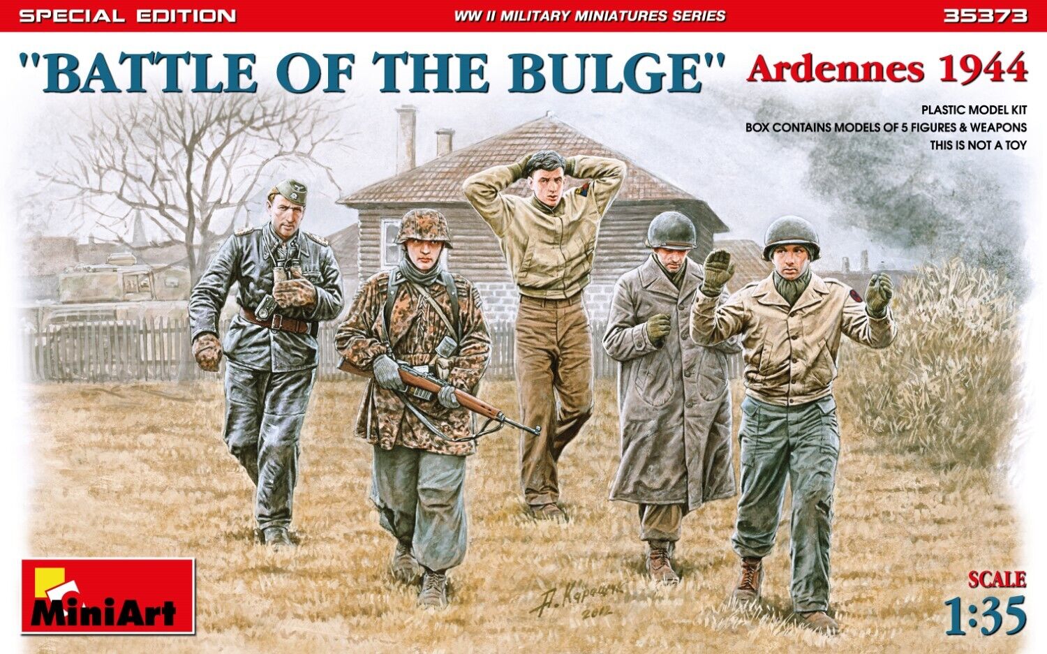 MiniArt 1/35 Battle of the Bulge. Ardennes 1944. Special Edition Plastic Model Kit