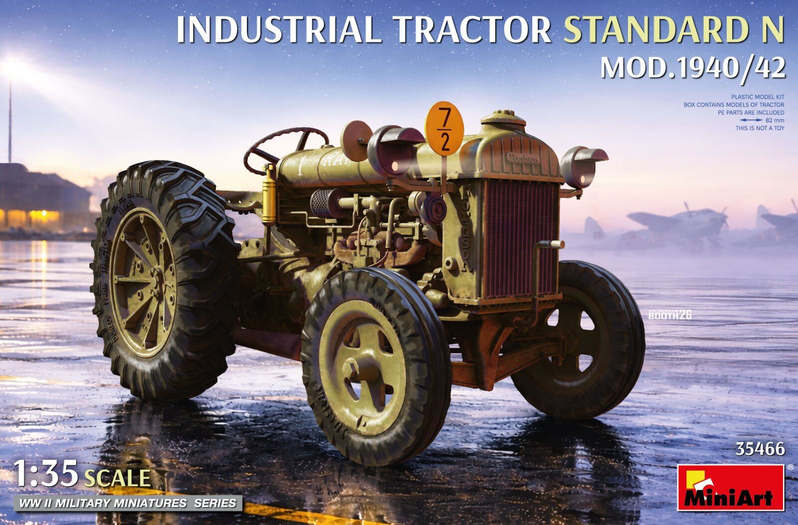 MiniArt 1/35 Standard N Industrial Tractor Mod.1940/42 Plastic Model Kit