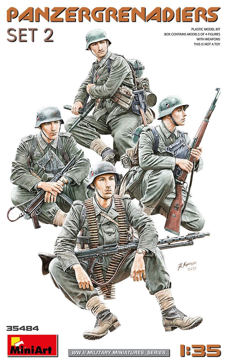 MiniArt 1/35 Panzergrenadiers Set 2 Plastic Model Kit