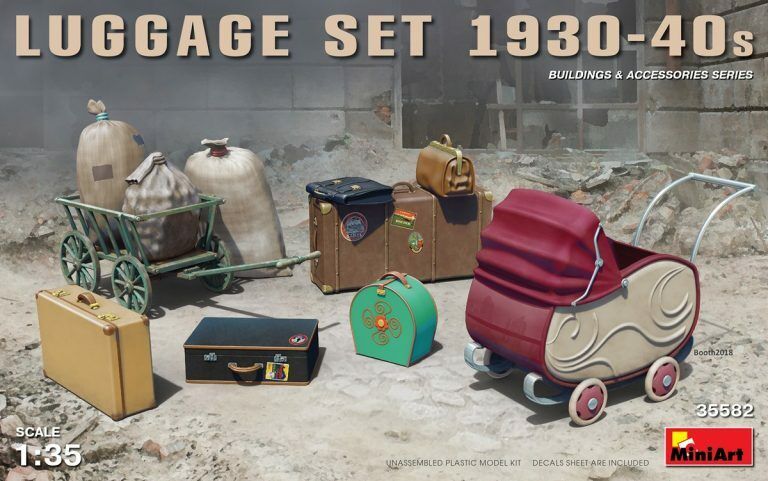 MiniArt 1/35 Luggage Set 1930-40s Plastic Model Kit