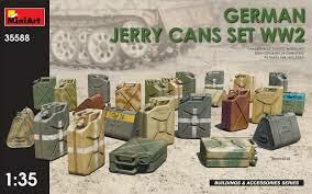 MiniArt 1/35 German Jerry Cans Set WW2 Plastic Model Kit