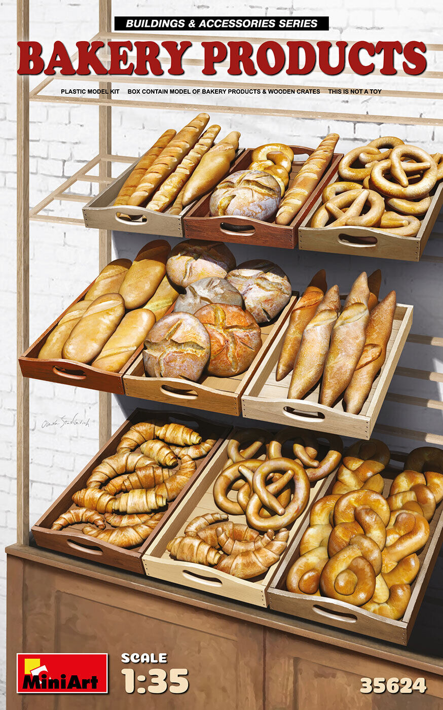 MiniArt 1/35 Bakery Products Plastic Model Kit