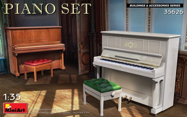 MiniArt 1/35 Piano Set Plastic Model Kit