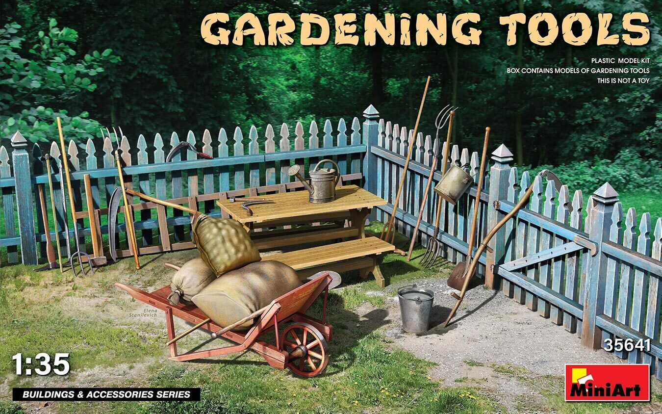MiniArt 1/35 Gardening Tools Plastic Model Kit