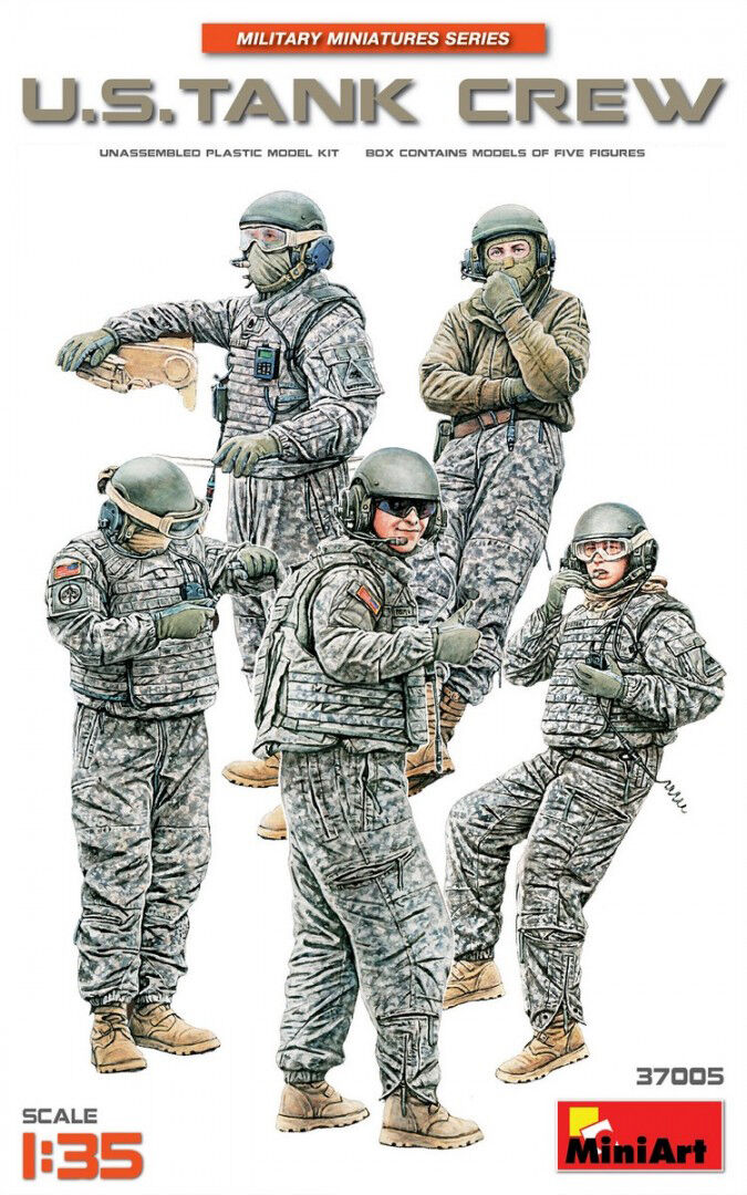 MiniArt 1/35 U.S. Tank Crew Plastic Model Kit