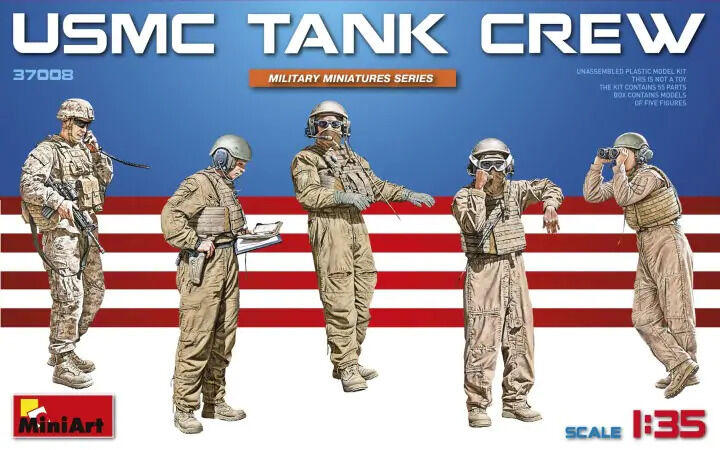 MiniArt 1/35 USMC Tank Crew Plastic Model Kit