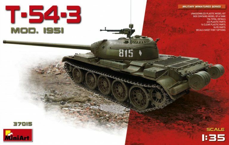 MiniArt 1/35 T-54-3 Mod. 1951 Plastic Model Kit