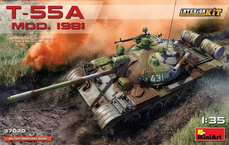 MiniArt 1/35 T-55A Mod.1981 Interior Kit Plastic Model Kit