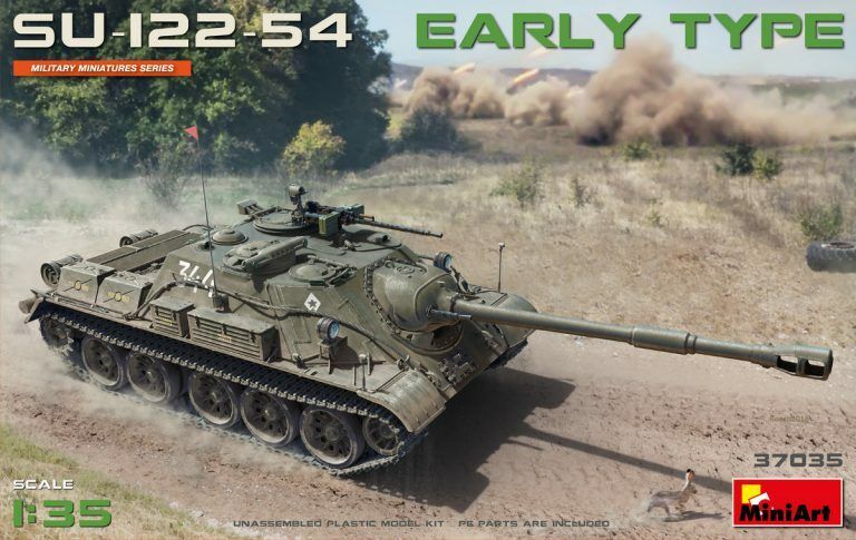 MiniArt 1/35 SU-122-54 Early Type Plastic Model Kit