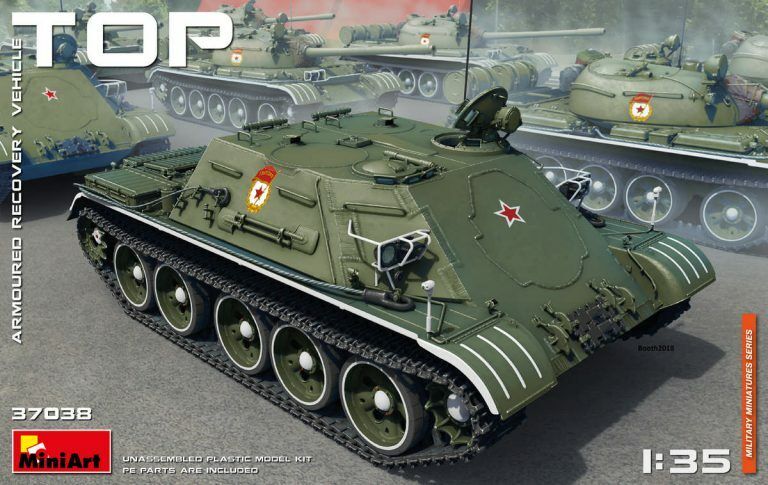 MiniArt 1/35 TOP Armoured Recovery Vehicle Plastic Model Kit