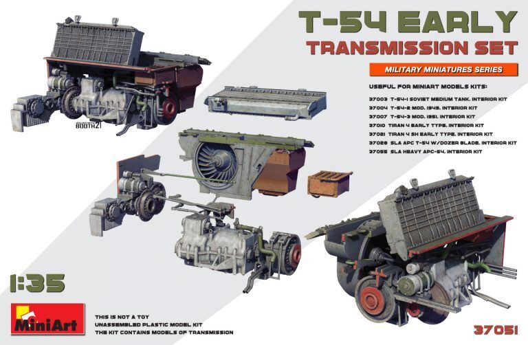 MiniArt 1/35 T-54 Early Transmission Set Plastic Model Kit MA37051