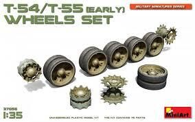 MiniArt 1/35 T-54/T-55(Early) Wheels Set Plastic Model Kit