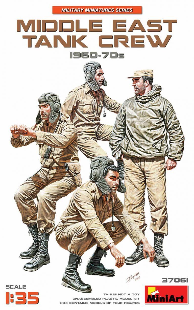 MiniArt 1/35 Middle East Tank Crew 1960-70s Plastic Model Kit