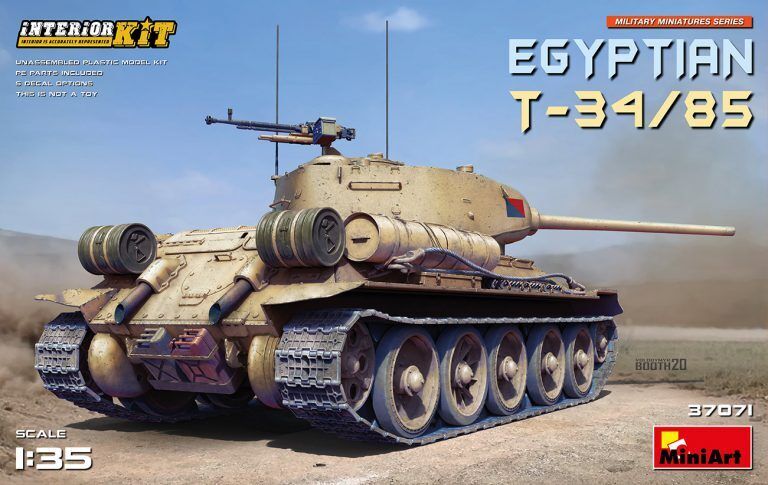 MiniArt 1/35 Egyptian T-34-85. Interior Kit Plastic Model Kit