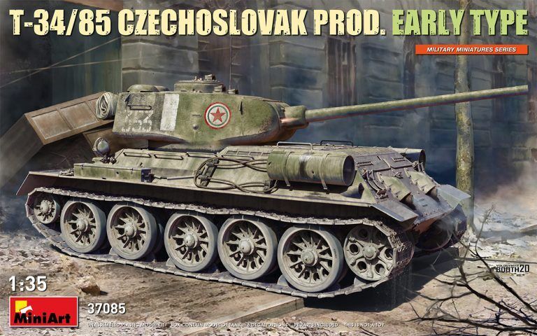 MiniArt 1/35 T-34-85 Czechoslovak Prod. Early Type Plastic Model Kit