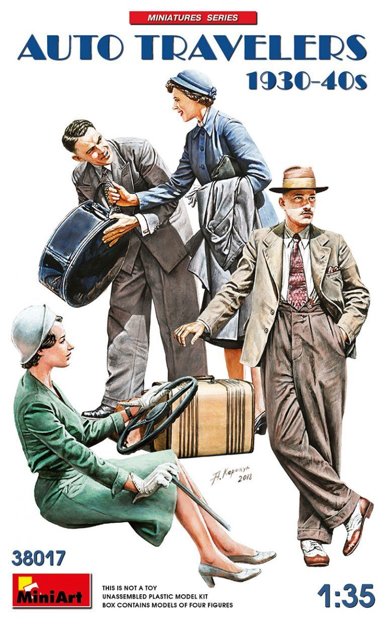 MiniArt 1/35 Auto Travelers 1930-40s Plastic Model Kit