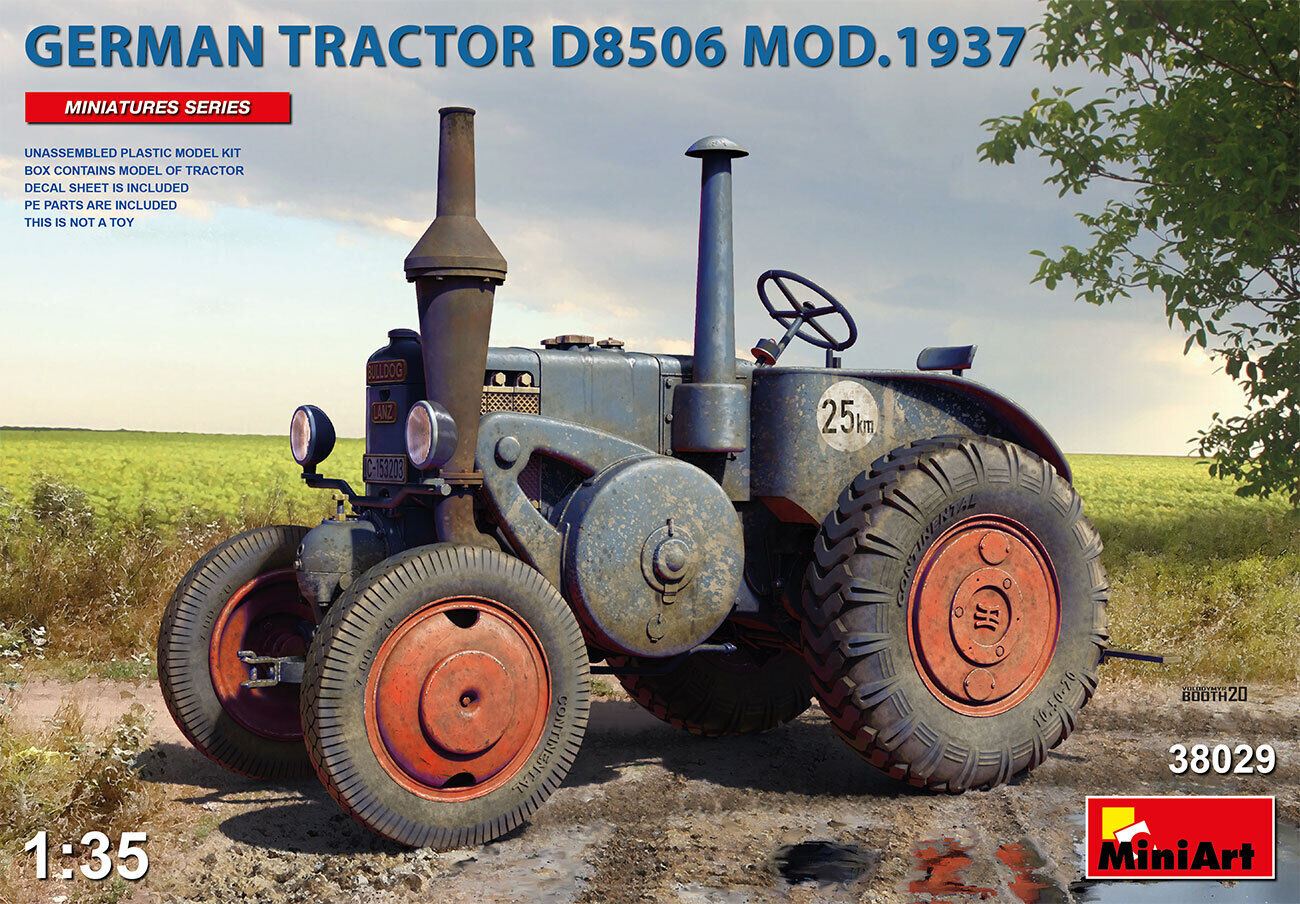 MiniArt 1/35 German Tractor D8506 Mod. 1937 Plastic Model Kit