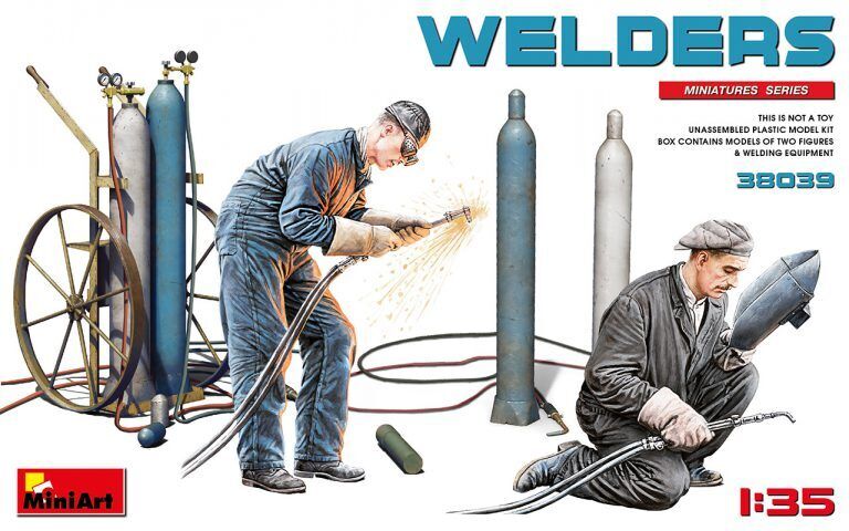 MiniArt 1/35 Welders Plastic Model Kit