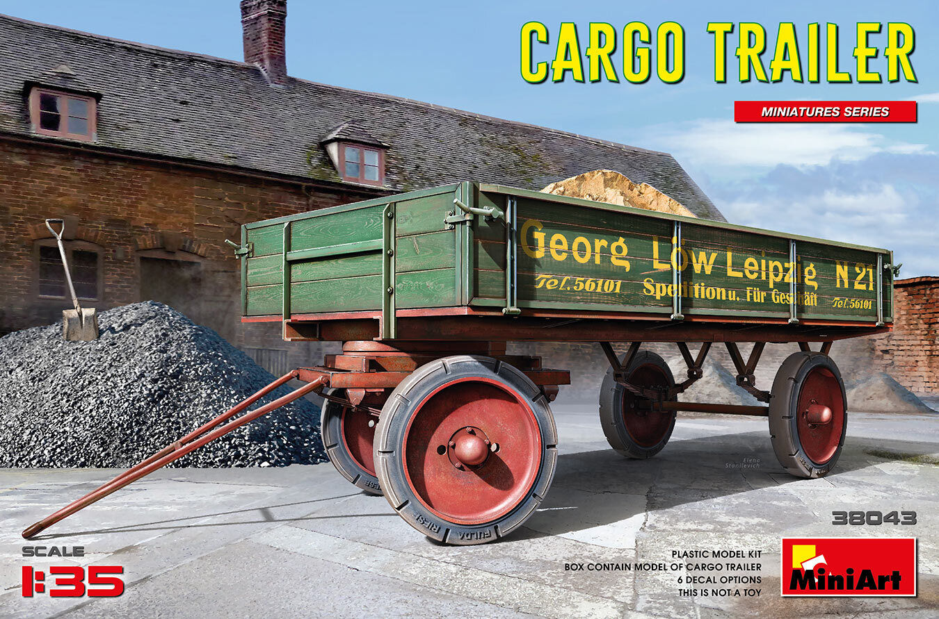 MiniArt 1/35 Cargo Trailer Plastic Model Kit