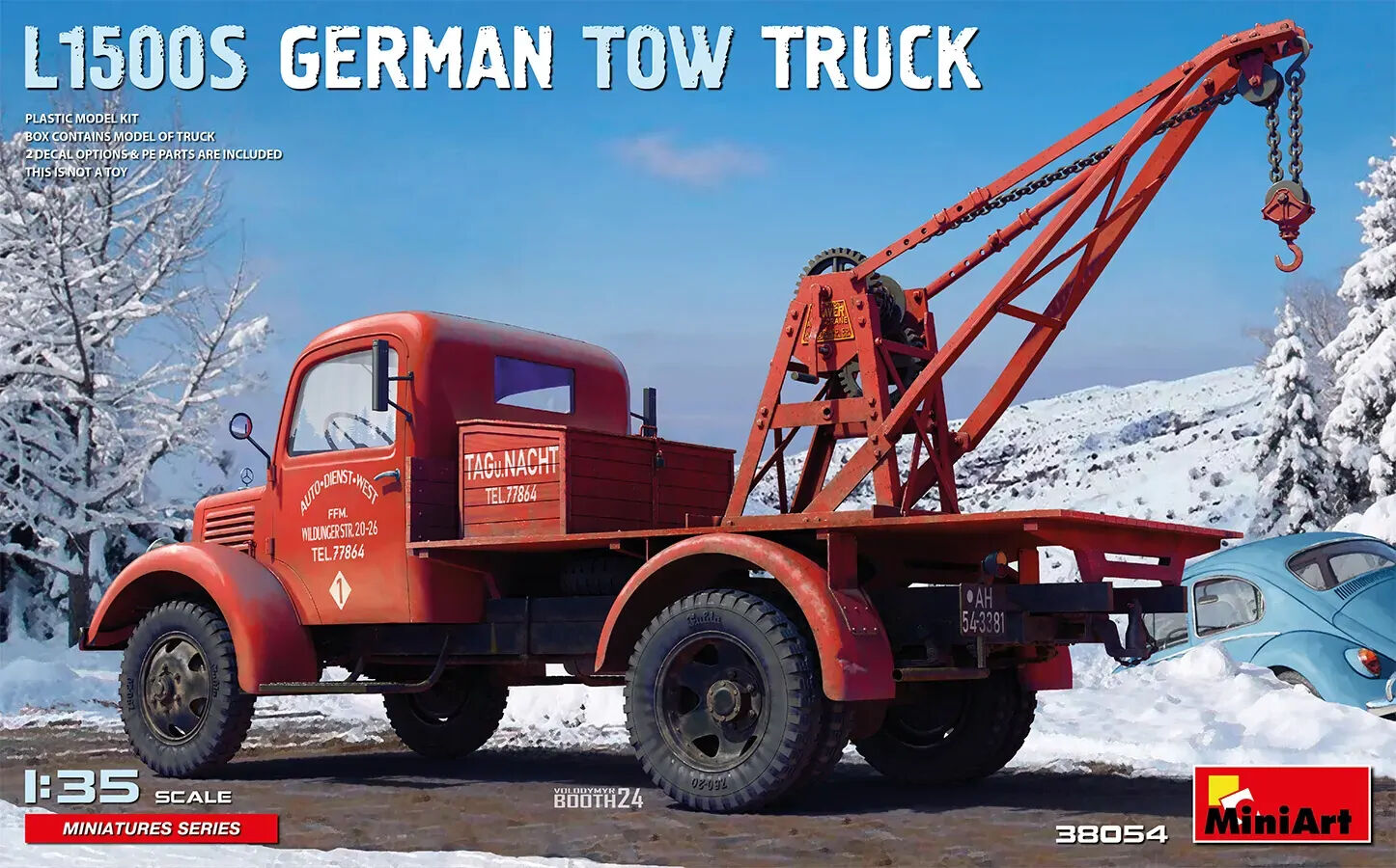 MiniArt 1/35 L1500S GERMAN TOW TRUCK Plastic Model Kit