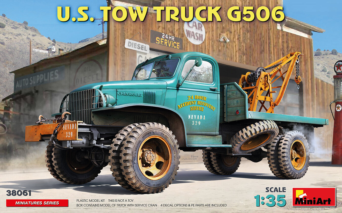 MiniArt 1/35 U.S. Tow Truck G506 Plastic Model Kit