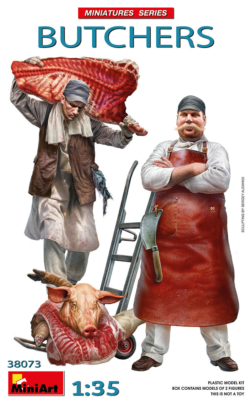 MiniArt 1/35 Butchers Plastic Model Kit