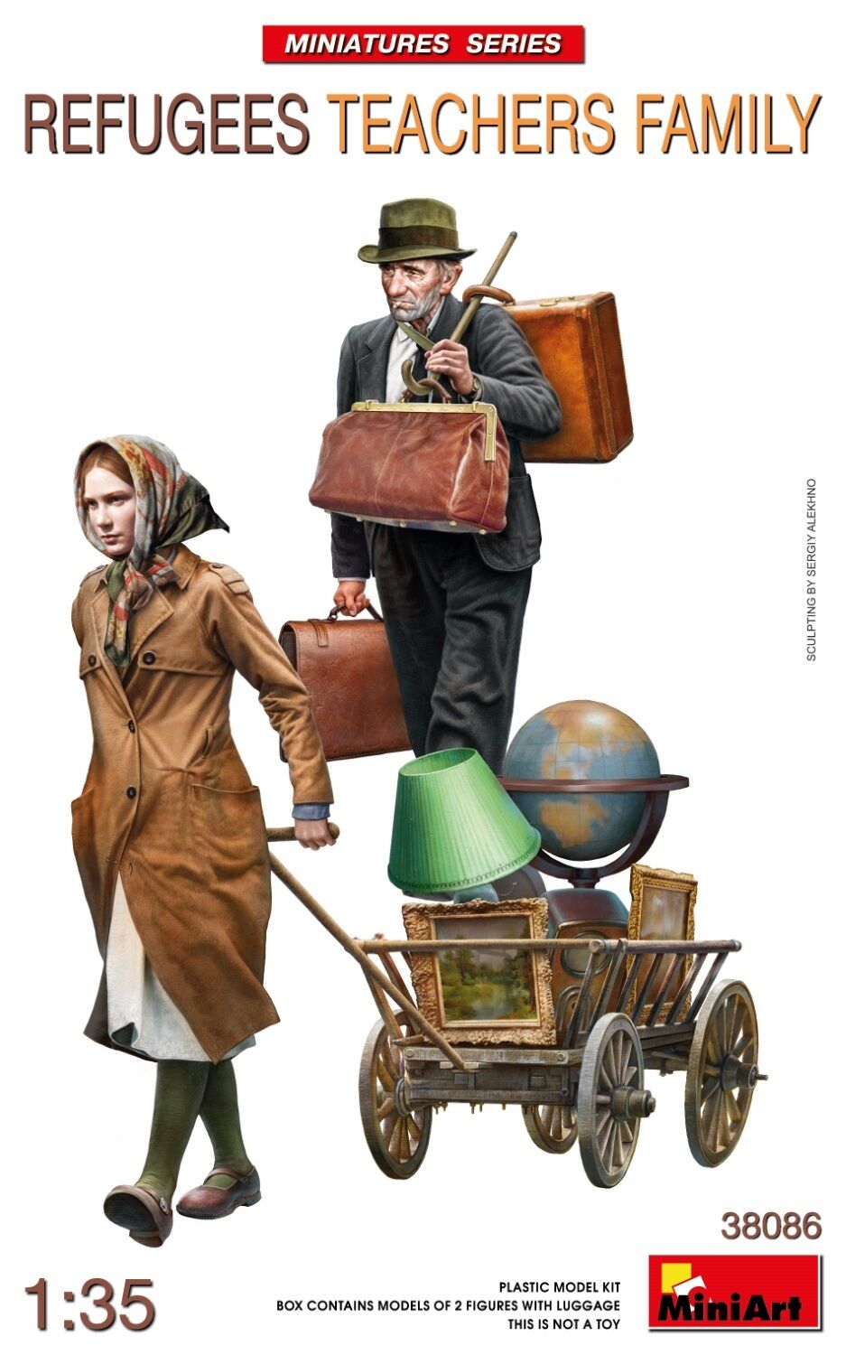 MiniArt 1/35 Refugees. Teachers Family Plastic Model Kit