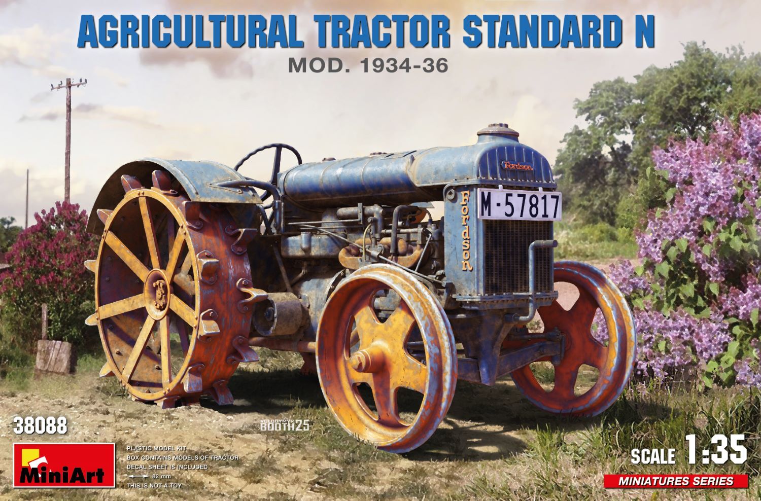 MiniArt 1/35 Agricultural Tractor Standard N Mod. 1934-36 Plastic Model Kit